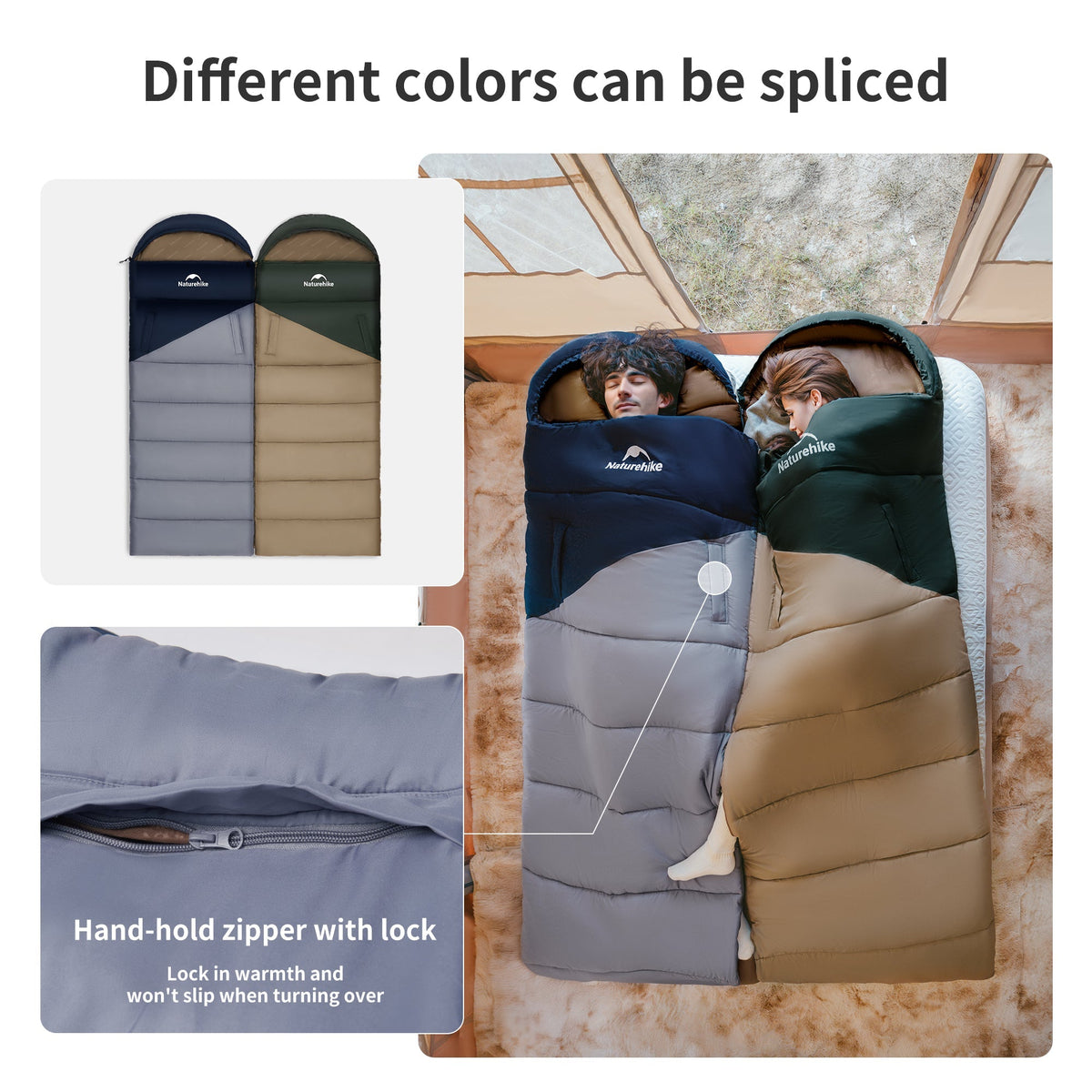 Solora™ U450 Hooded Synthetic Sleeping Bag 39°F / 4°C