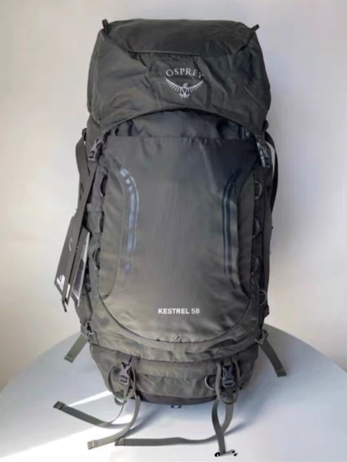 Osprey Kestrel 58L Backpack Men's Heavy Duty Multi-Day Backpacking Hiking Camping Rucksack