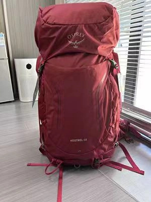 Osprey Kestrel 68L Backpack Men's Large Capacity Heavy Load Backpacking Camping Hiking Rucksack