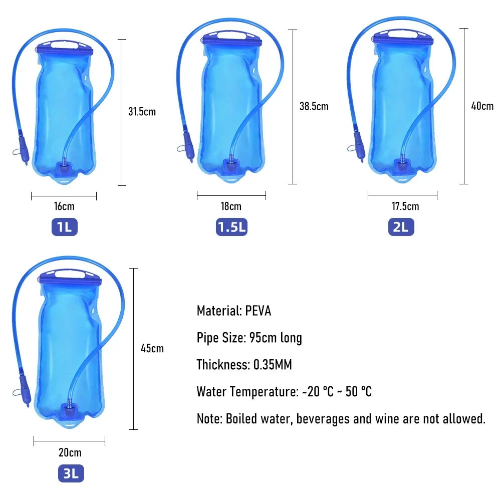 ThinkRider BPA-Free 1L–3L Hydration Water Bladder