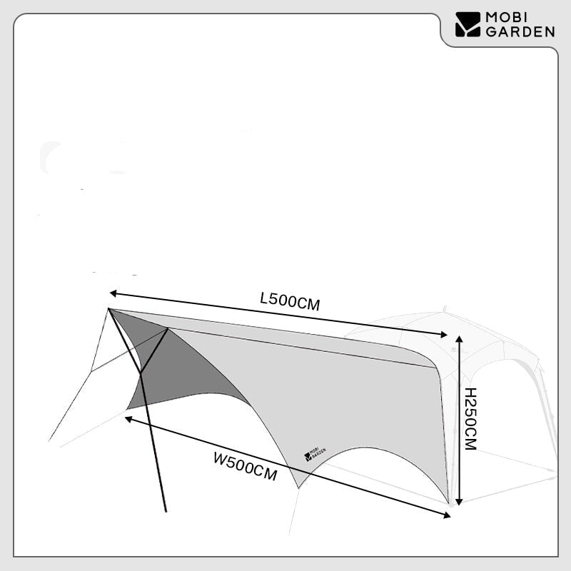 MOBI GARDEN Holiday Gazebo PO9.0 – Coated Cover